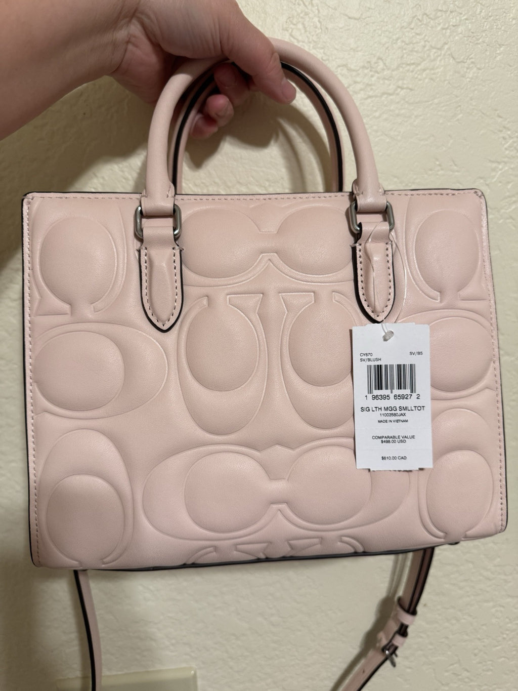 NWT Coach Maggie Small Tote Bag In Signature Leather CY670