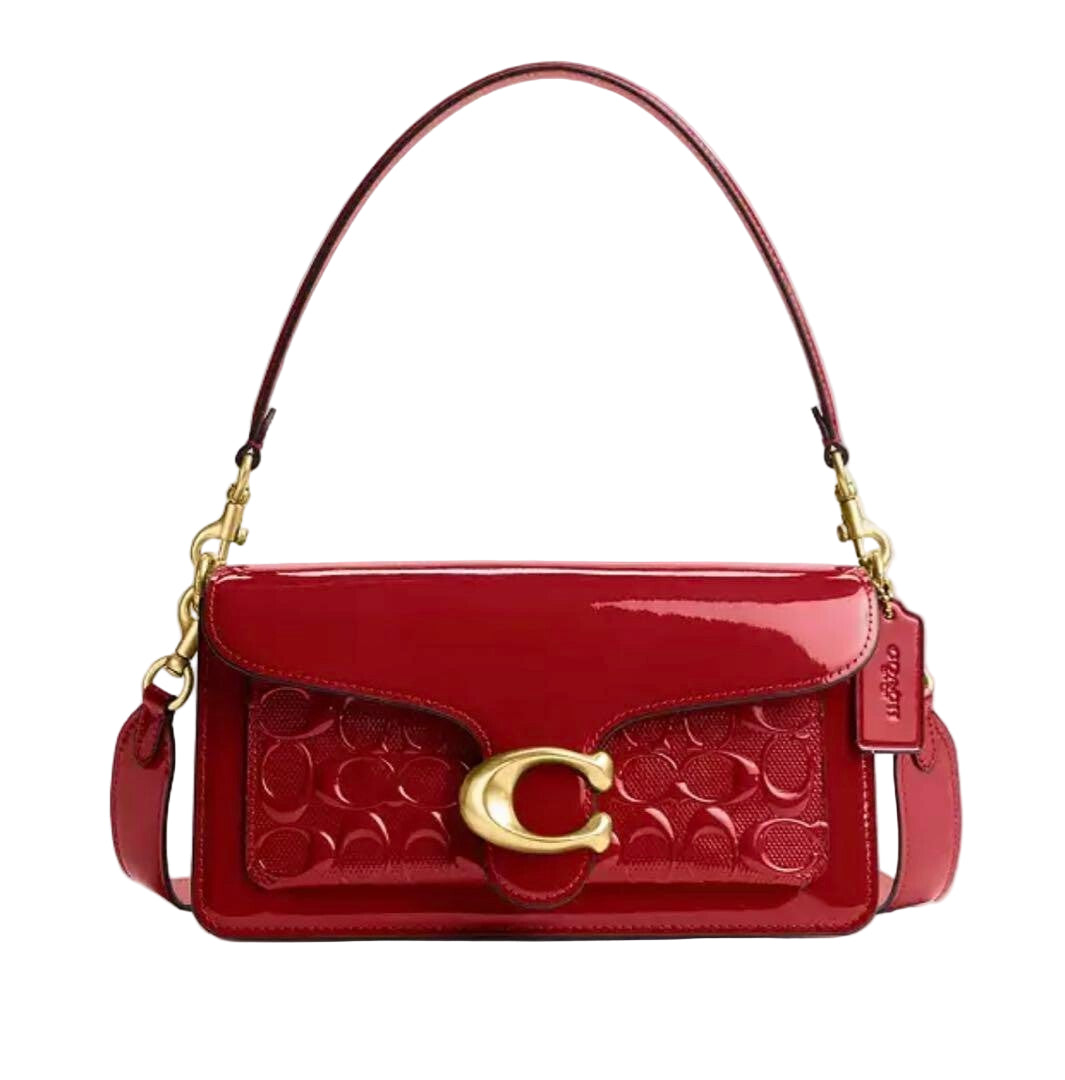 COACH  Tabby Shoulder Bag 26 In Signature Leather Red CM554 Outlet NEW