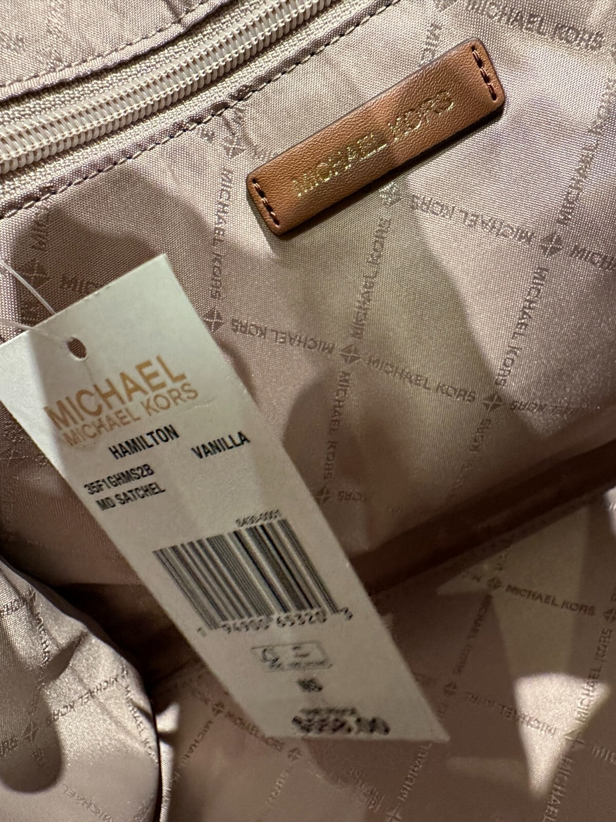 MICHAEL KORS HAMILTON MEDIUM SATCHEL SHOULDER CROSSBODY BAG