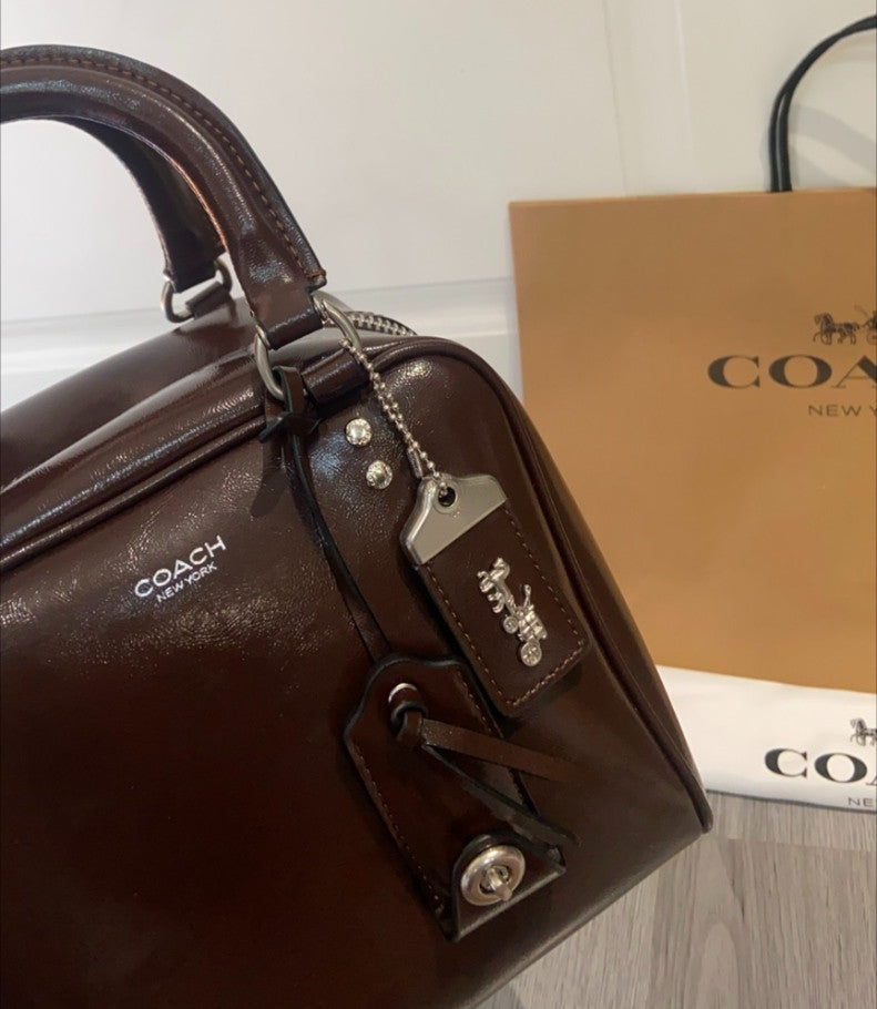 COACH Cube Rogue Bag 20 Shoulder Bag Maple CBH04 Outlet NEW