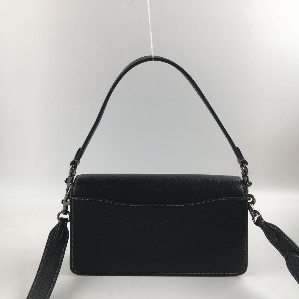COACH CH857 Tabby Shoulder Bag 26 Pebble Leather Pebble Embossed Black Women