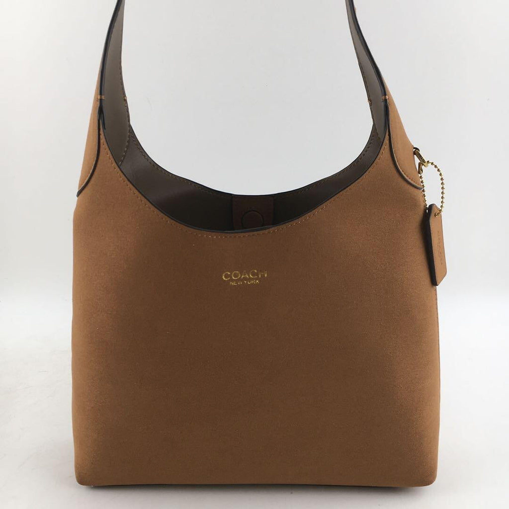 COACH Brooklyn Shoulder Bag 28 suede CW637 Siena Outlet New