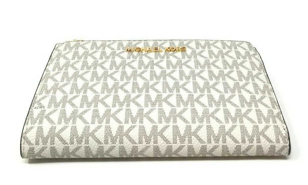 Michael Kors MK Jet Set Travel Double Zip Phone Wristlet Wallet
