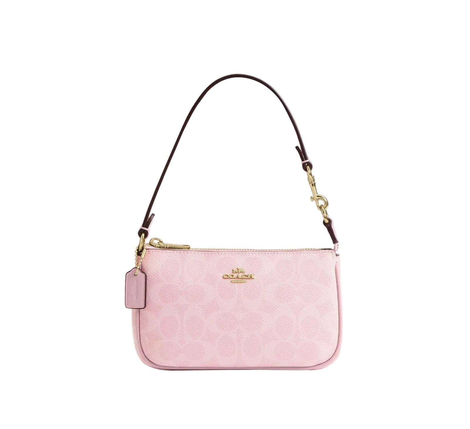 COACH Nolita 19 In Signature Canvas Powder Pink CW426 Outlet NEW