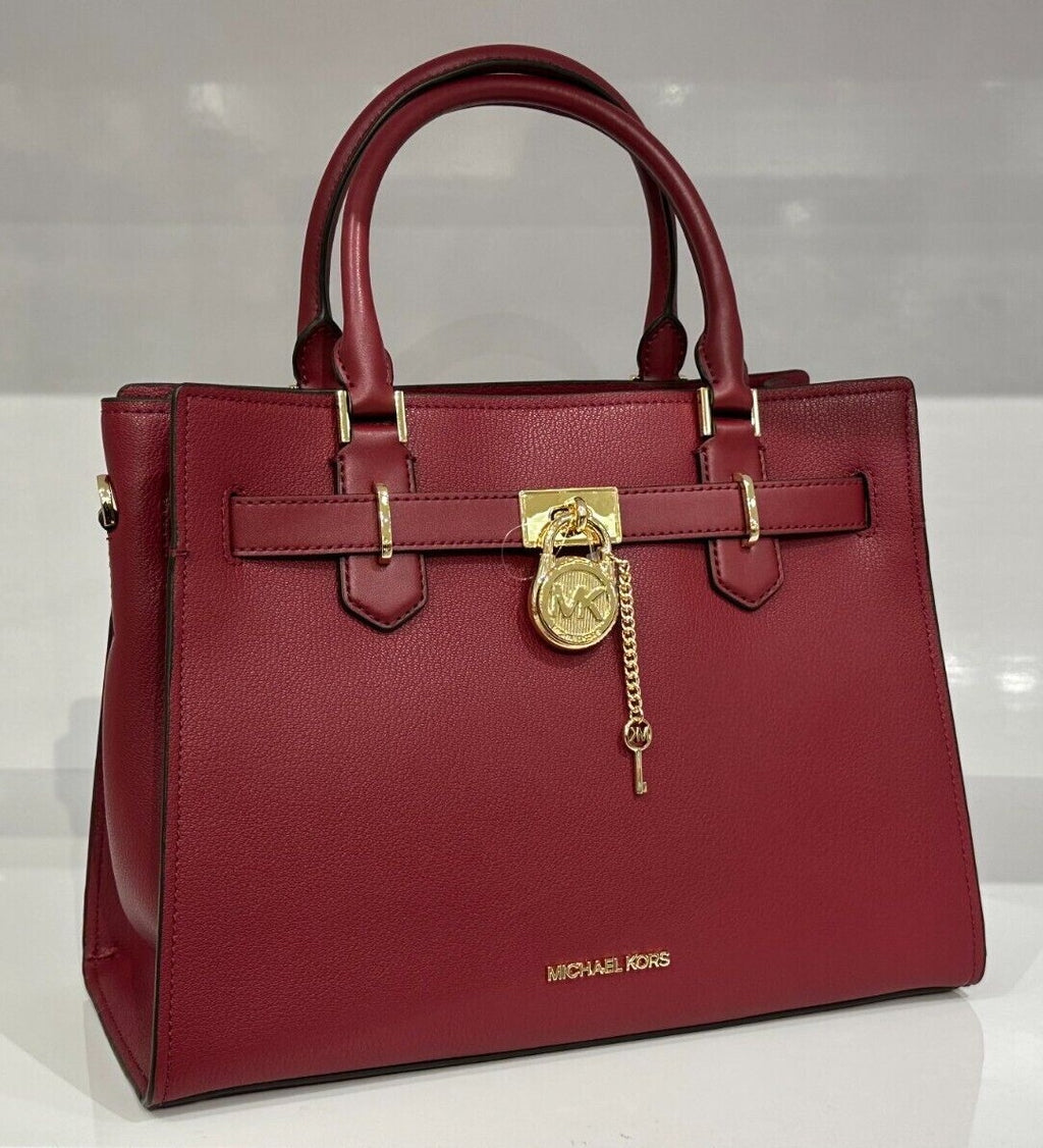 MICHAEL KORS HAMILTON MEDIUM SATCHEL SHOULDER CROSSBODY BAG