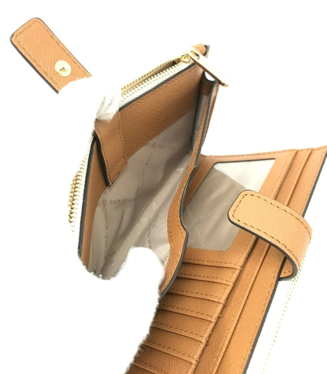 Michael Kors MK Jet Set Travel Double Zip Phone Wristlet Wallet