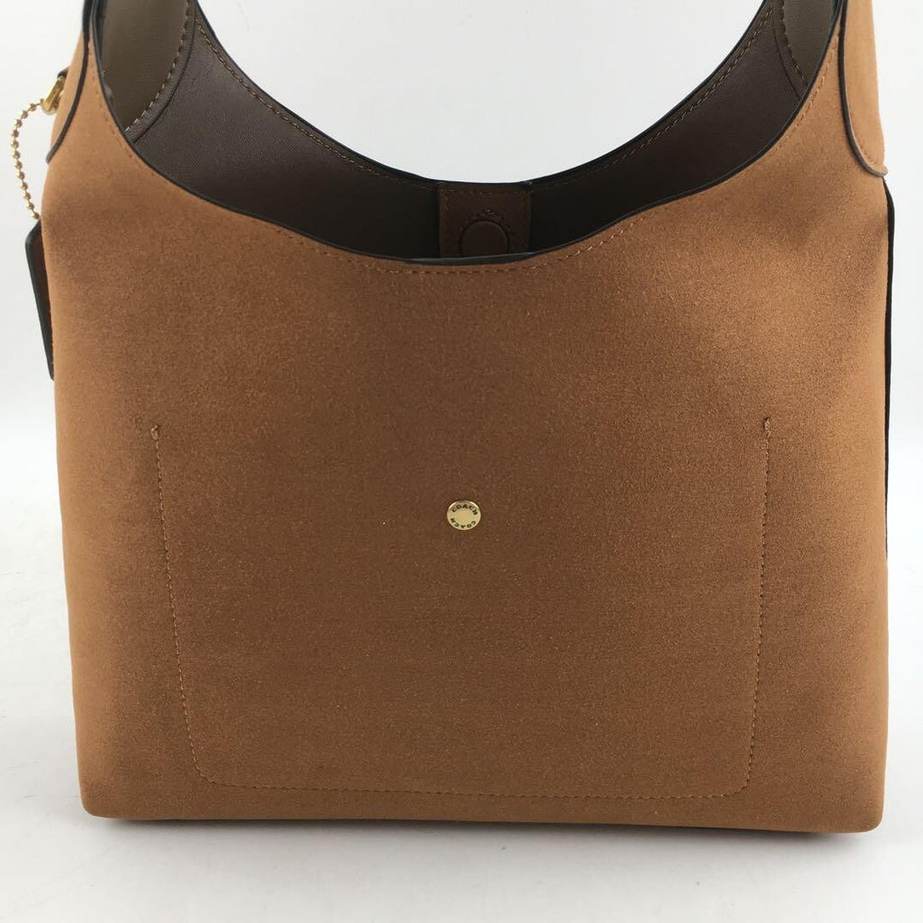 COACH Brooklyn Shoulder Bag 28 suede CW637 Siena Outlet New