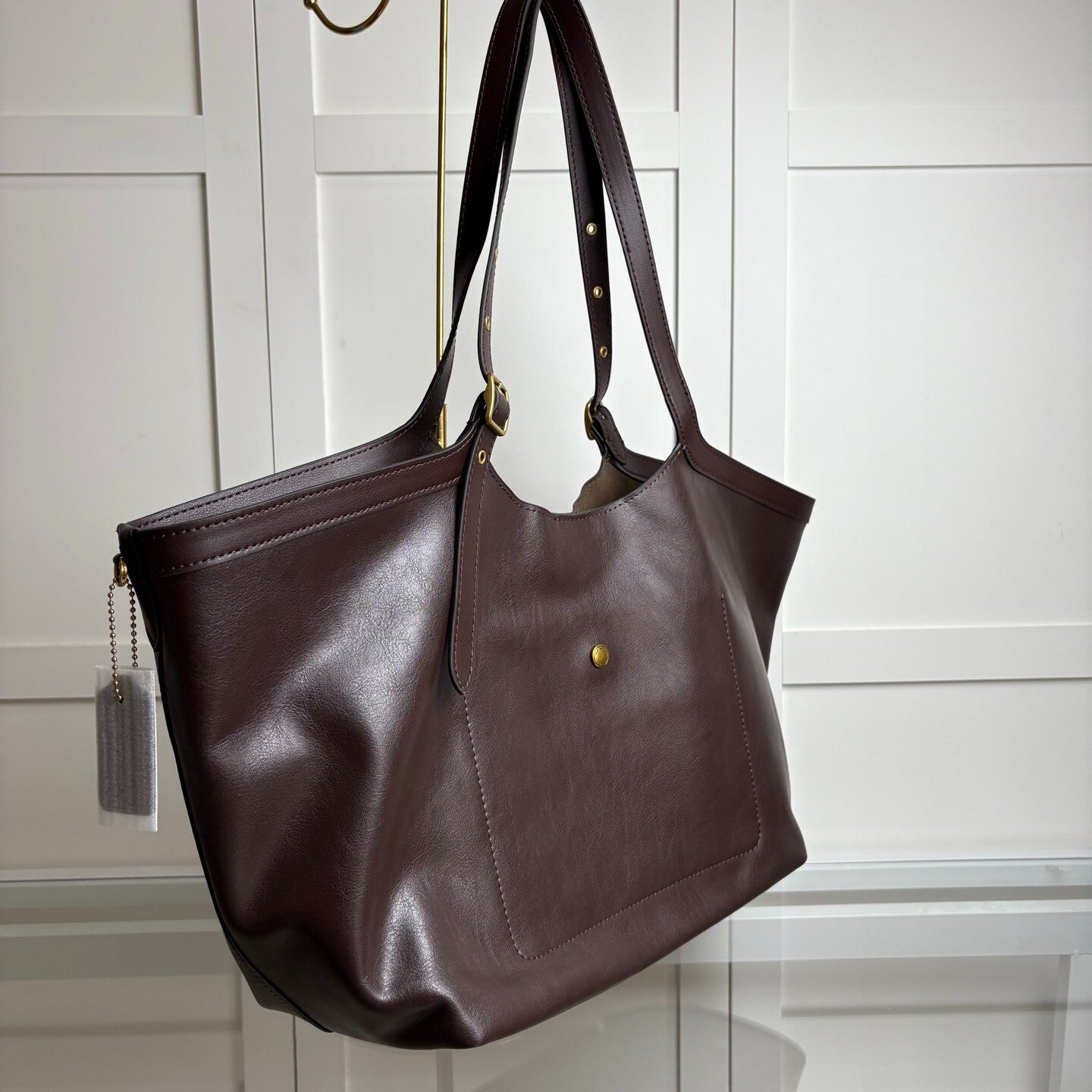 COACH Gramercy Tote Maple CAM00 Outlet NEW