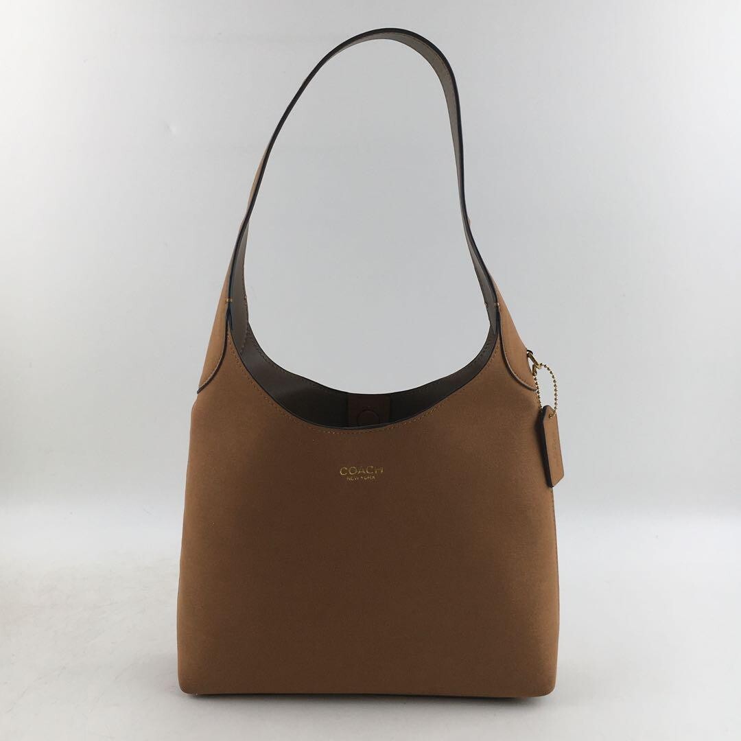 COACH Brooklyn Shoulder Bag 28 suede CW637 Siena Outlet New