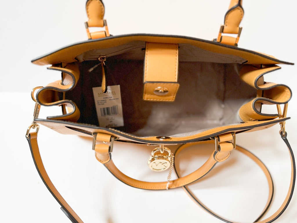 MICHAEL KORS HAMILTON MEDIUM SATCHEL SHOULDER CROSSBODY BAG