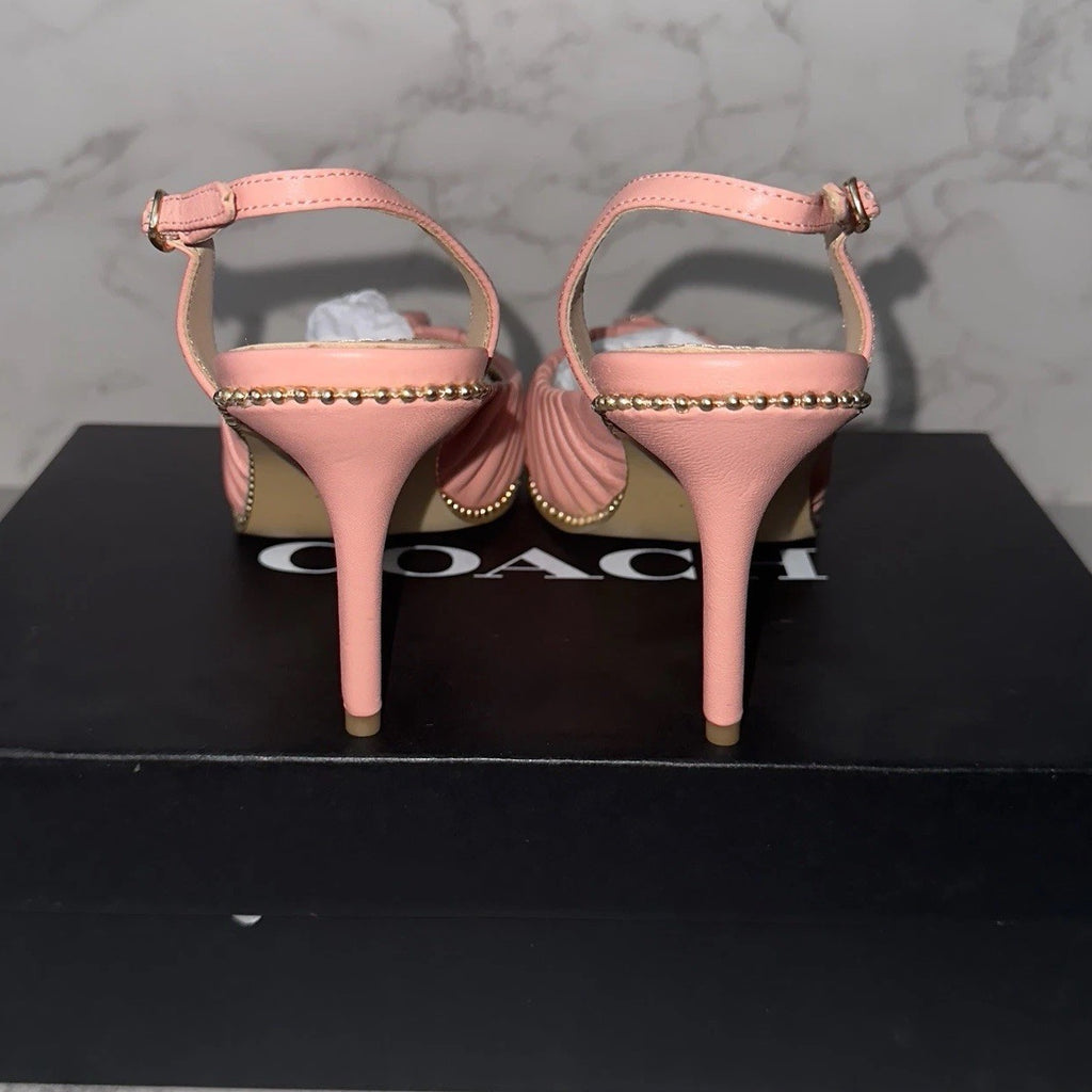 COACH Candy Pink Wionna Pump Size 8 B $195 Retail