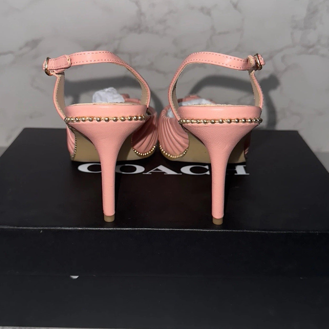 COACH Candy Pink Wionna Pump Size 8 B $195 Retail