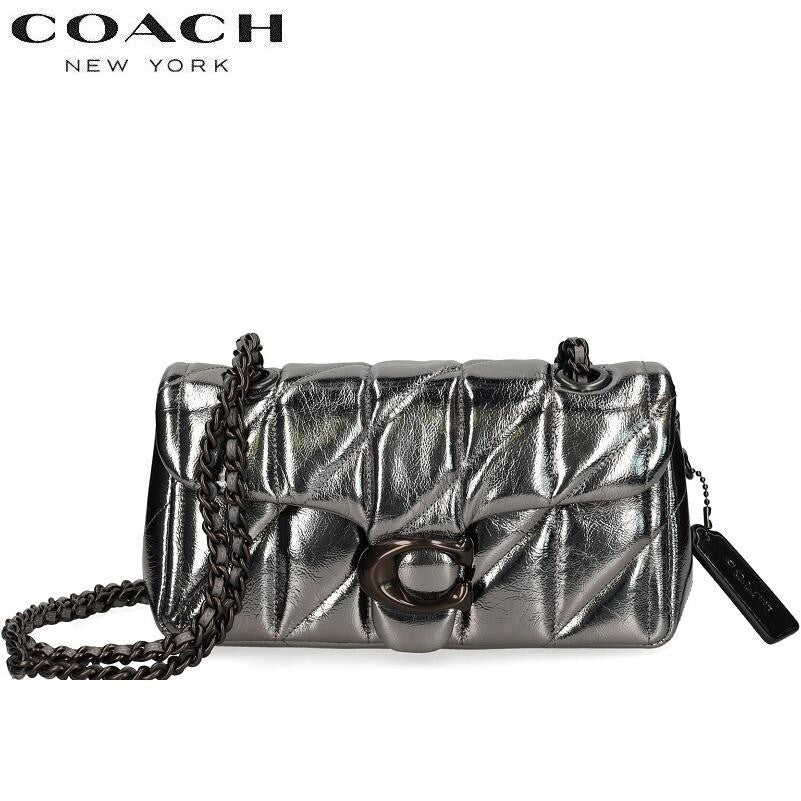 COACH  Tabby Shoulder Bag 20 With Quilting ANTHRANCITE CW596 Outlet NEW