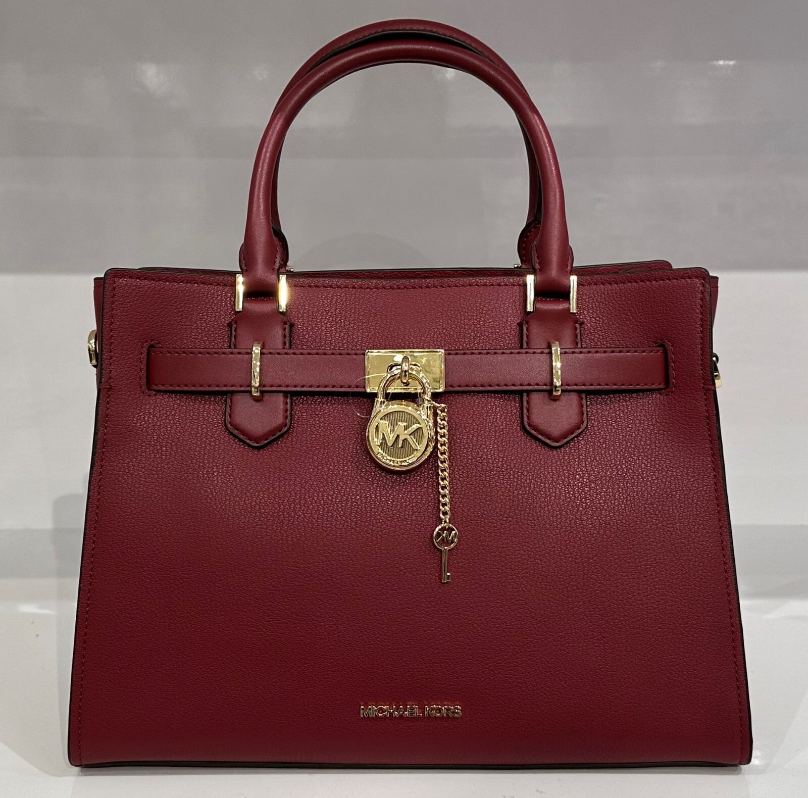 MICHAEL KORS HAMILTON MEDIUM SATCHEL SHOULDER CROSSBODY BAG