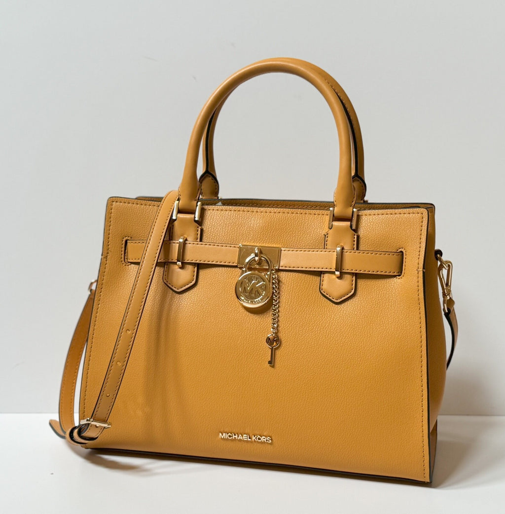 MICHAEL KORS HAMILTON MEDIUM SATCHEL SHOULDER CROSSBODY BAG