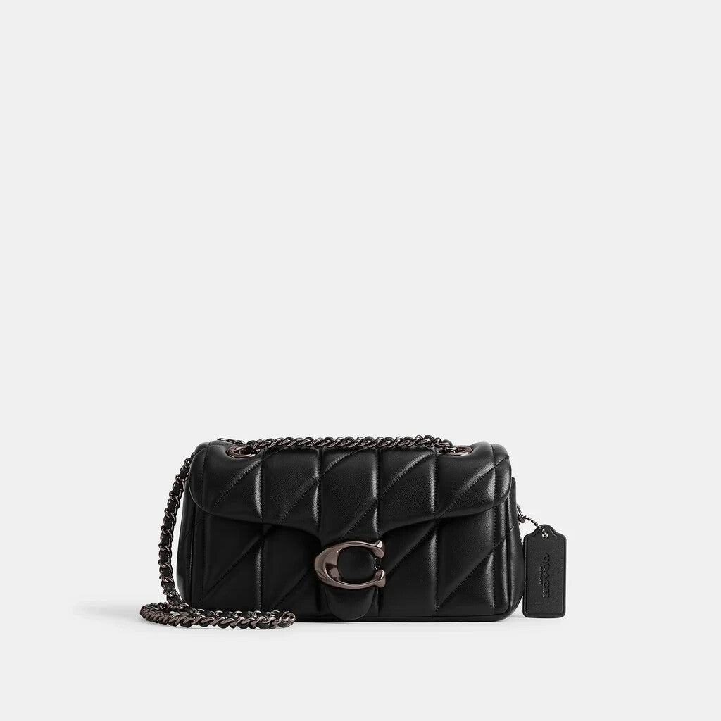 COACH Tabby Shoulder Bag 26 With Quilting Black CP150 Outlet NEW