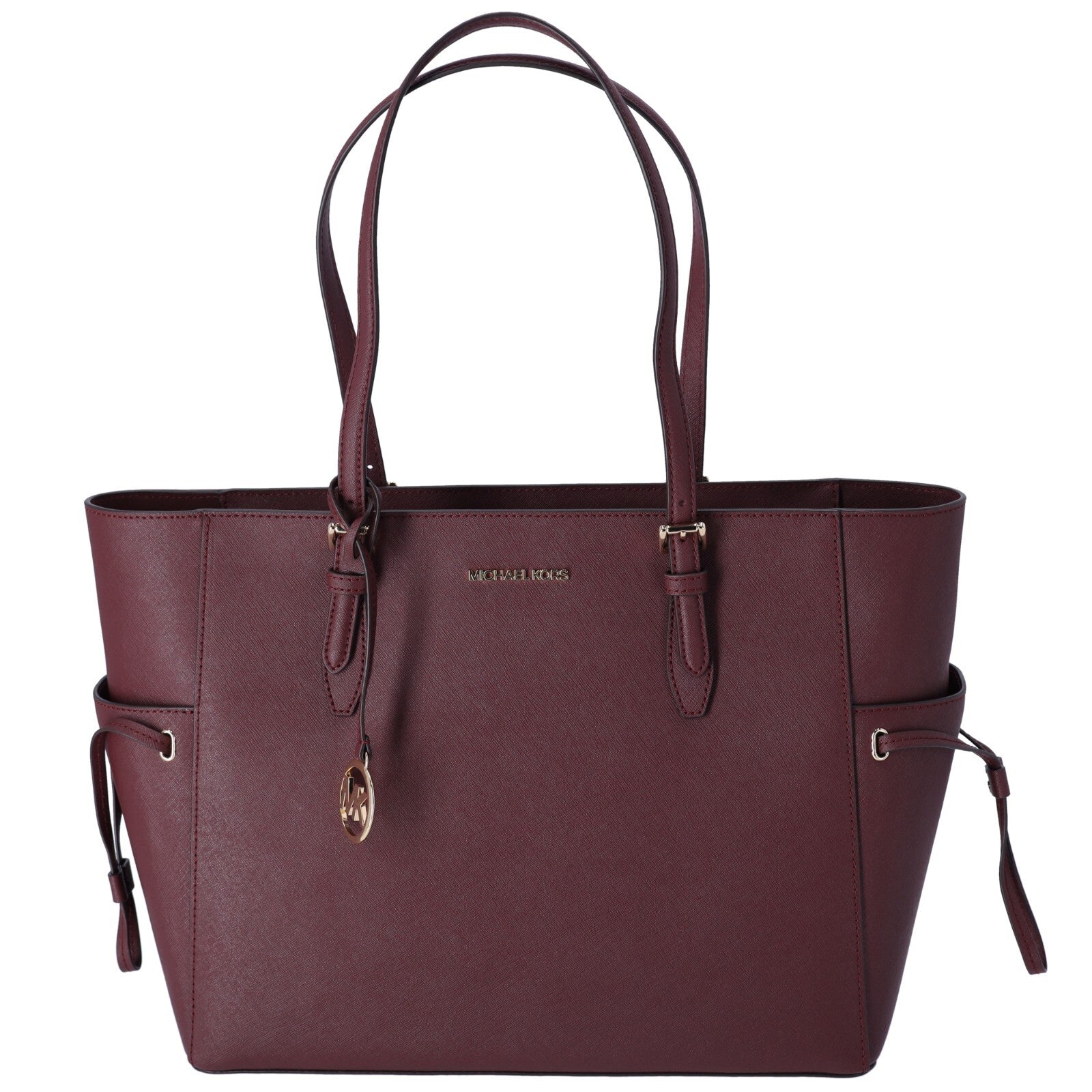 Michael Kors Gilly Jet Set Travel Large Drawstring Top Zip Tote Signature MK