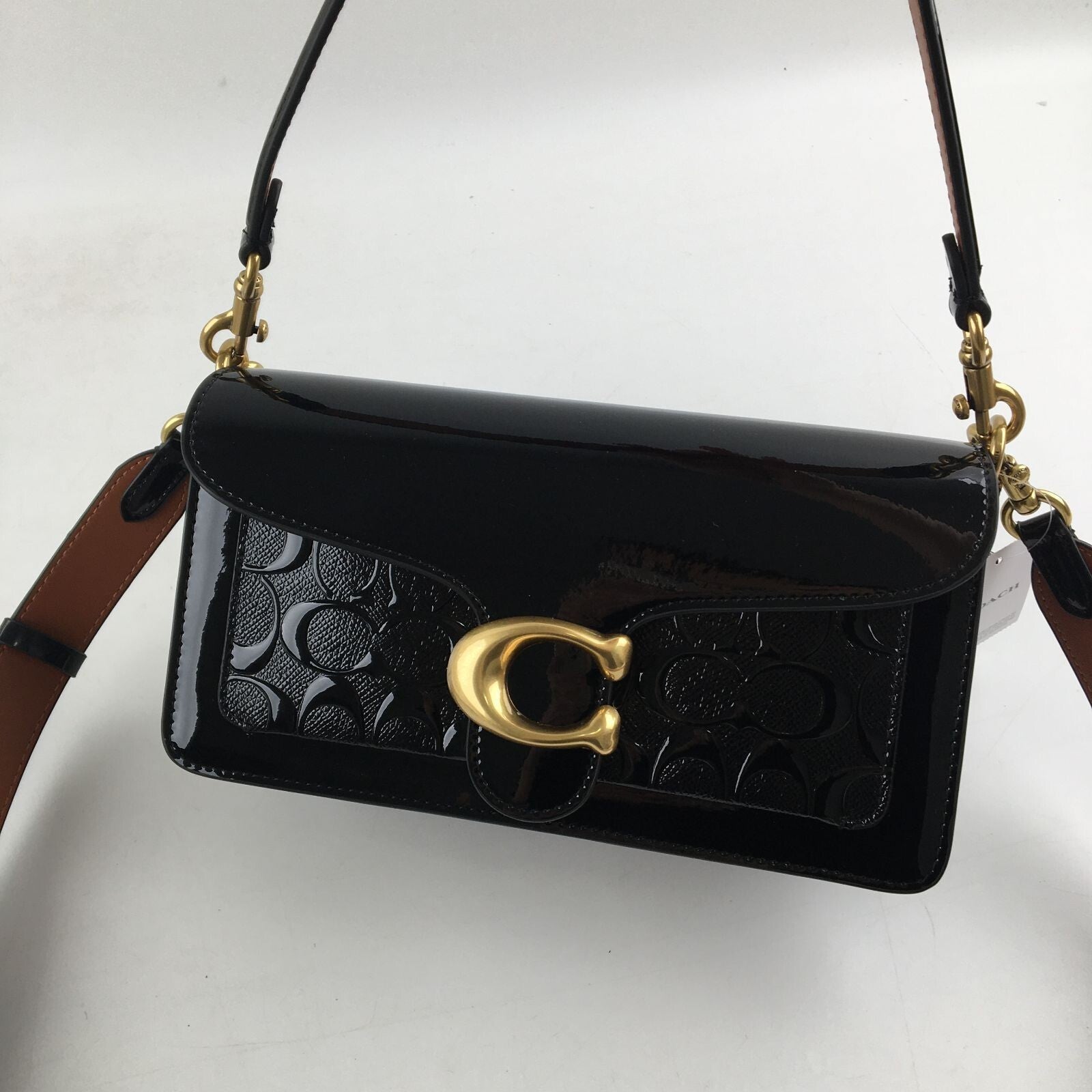 COACH  Tabby Shoulder Bag 26 In Signature Leather Black CM554 Outlet NEW