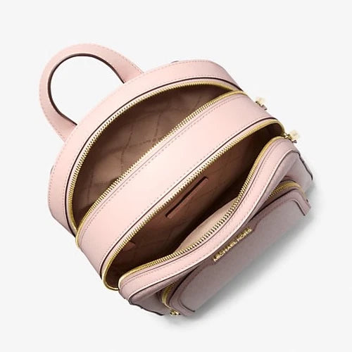 Jaycee Medium Zip Backpack — Powder Blush